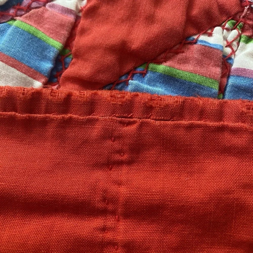 Vintage Handmade Quilt Patchwork 76x76
